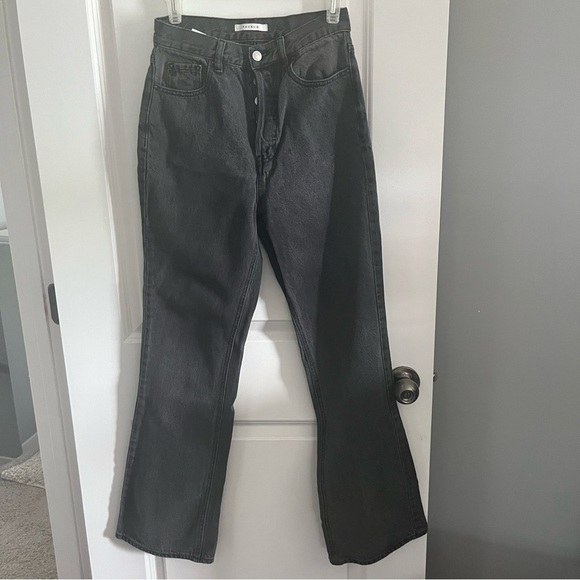 PacSun Denim - Pacsun high rise boot cut black jeans. Button fly.